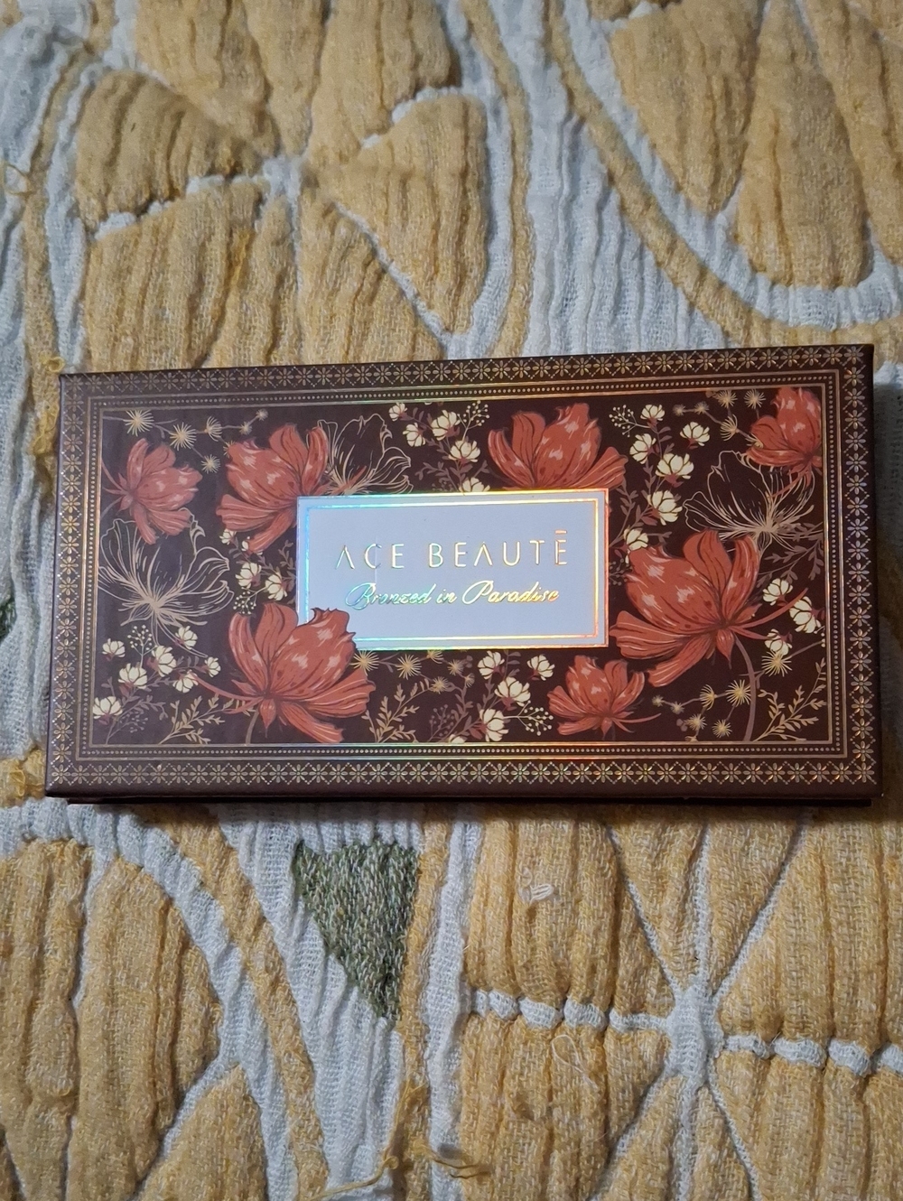 Ace Beauté Bronzed in Paradise Palette - Brown & Coral Floral